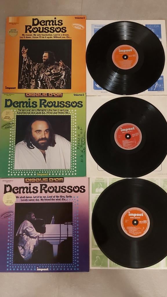 Demis Roussos  - disque d'or, Enlèvement ou Envoi, Utilisé, 12 pouces, Pop