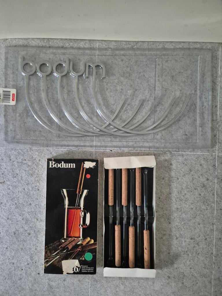 Bodum ronde grillspiezen  en roerstaafjes, Tuin en Terras, Ophalen of Verzenden