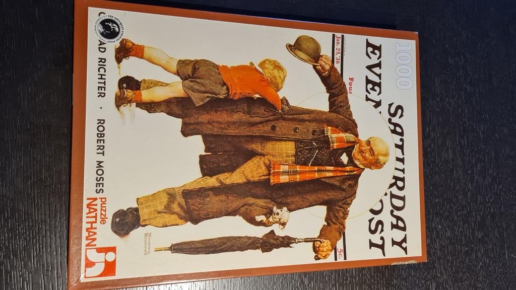 Puzzle 1000pces Norman Rockwell neuf, Enlèvement ou Envoi, Neuf, Puzzle