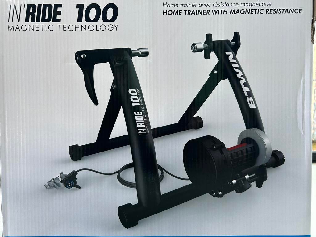 Fietstrainer BTWIN INRIDE 100, Sport en Fitness, Ophalen, Zo goed als nieuw