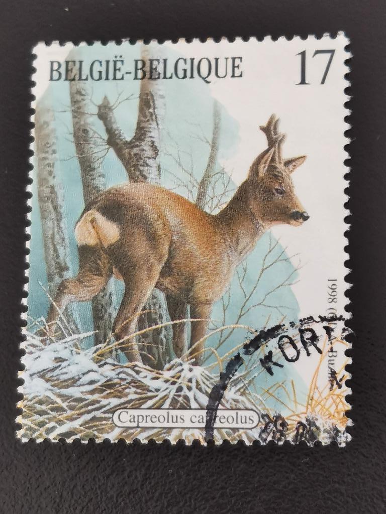 Belgique 1998 - Mammifères des Ardennes - Cerfs, Enlèvement ou Envoi, Affranchi, Autre