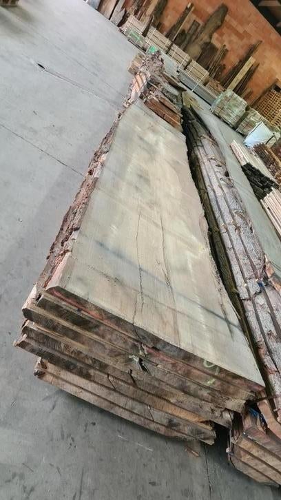Schaaldelen eik 63 mm dik tot 110 cm breed, Ophalen, Zo goed als nieuw
