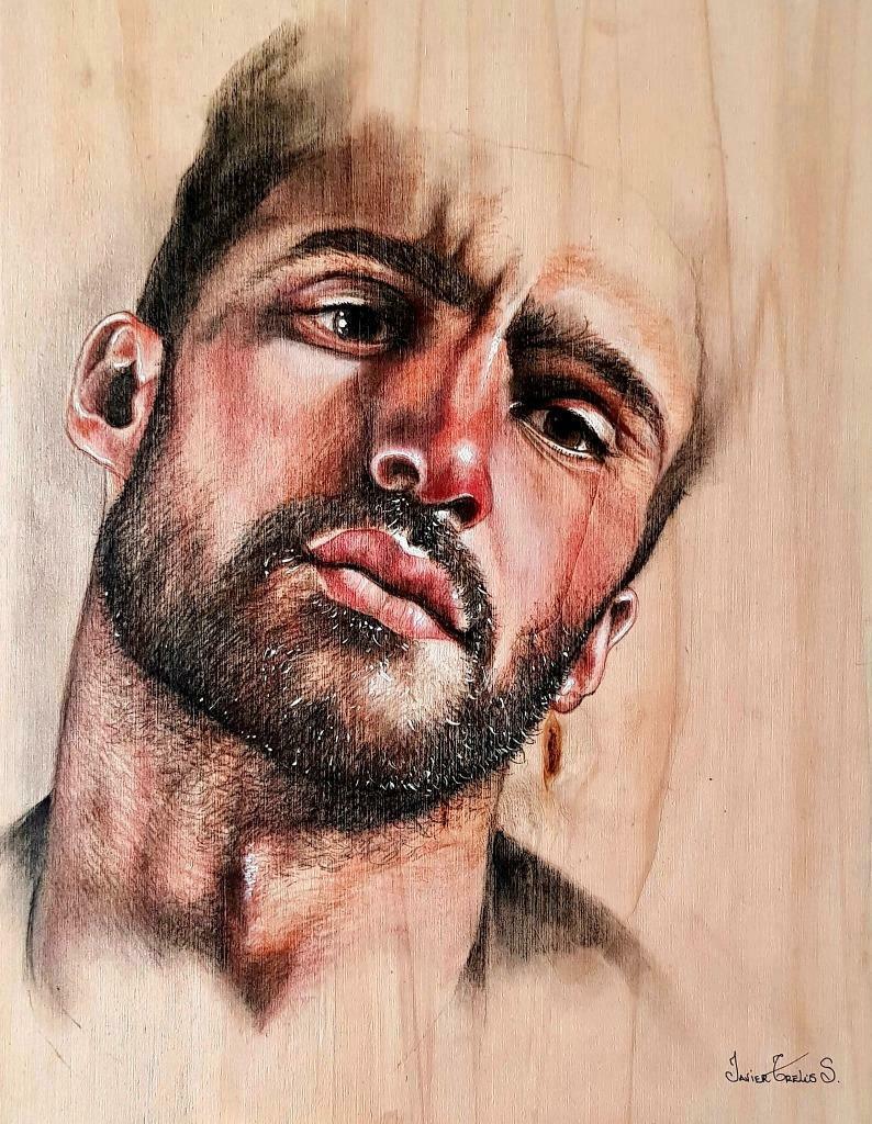 "Druso" - Javier Trelis Sempere, Antiek en Kunst, Kunst | Schilderijen | Modern, Ophalen of Verzenden