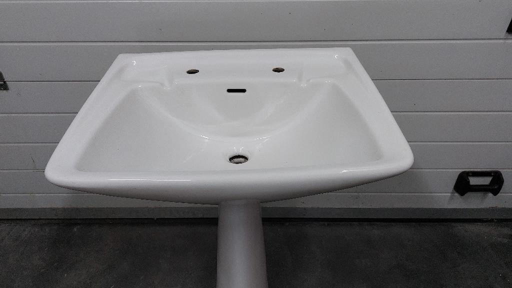 Wastafel op voet, Doe-het-zelf en Bouw, Ophalen, Zo goed als nieuw, Wastafel