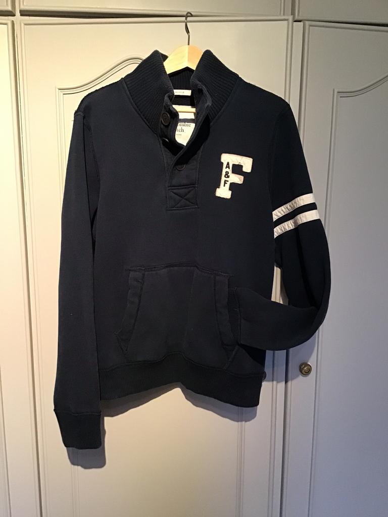 Sweat homme Abercrombie & Fitch, Enlèvement ou Envoi, Taille 52/54 (L), Porté, Bleu
