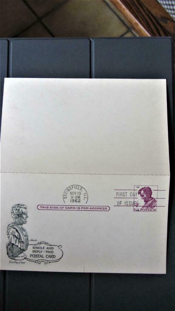 FDC OP KAART- PRESIDENTEN USA- PRESIDENT LINCOLN., Enlèvement ou Envoi, Affranchi, Autres thèmes