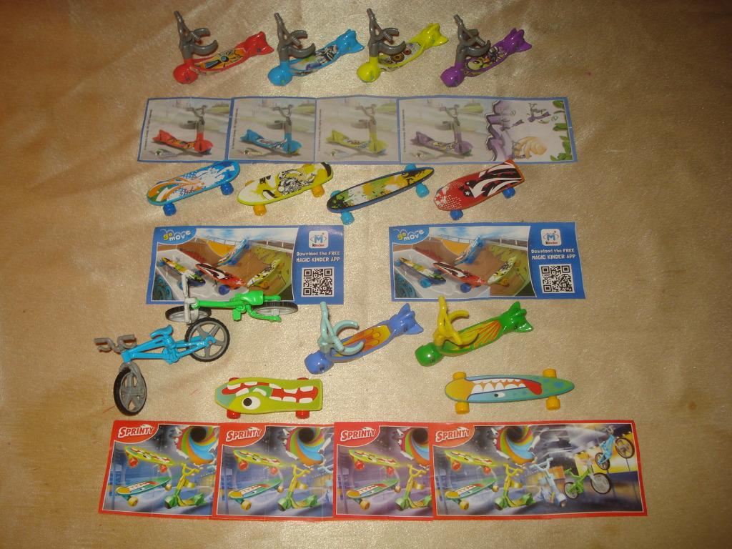 KINDER Lot de Séries Complètes de Vélos et Trottinettes 2015, Enlèvement ou Envoi, Comme neuf, Autres types