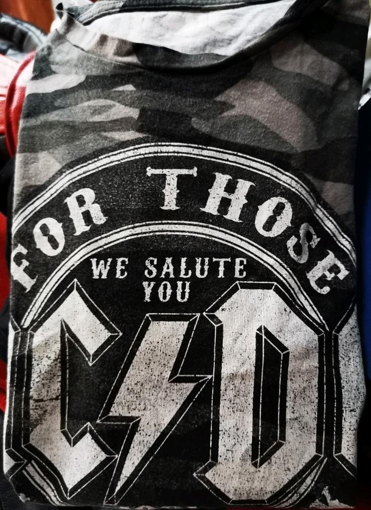 AC/DC pour ceux qui sont sur le point de rocker la chemise o, Collections, Enlèvement ou Envoi, Utilisé, Vêtements