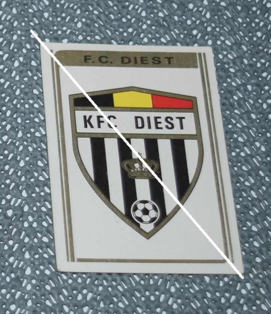 Panini / Football 1973 - 74 / Embleem KFC Diest, Verzamelen, Verzenden, Zo goed als nieuw, Poster, Plaatje of Sticker