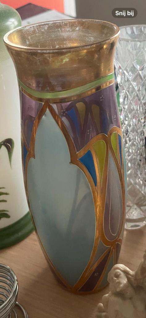 Opaline vaas, Antiek en Kunst, Ophalen of Verzenden