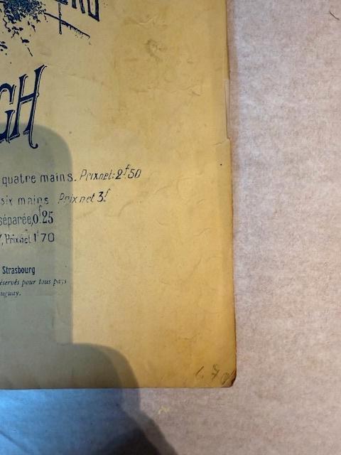 Louis Gregh — Le Retour des Moissonneurs, opus 13, Enlèvement ou Envoi, Artiste ou Compositeur, Classique, Utilisé