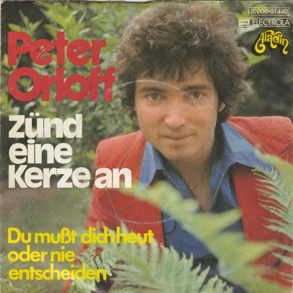 45T: Peter Orloff: Zünd eine Kerze an, Cd's en Dvd's, Vinyl | Overige Vinyl, Overige formaten, Ophalen of Verzenden