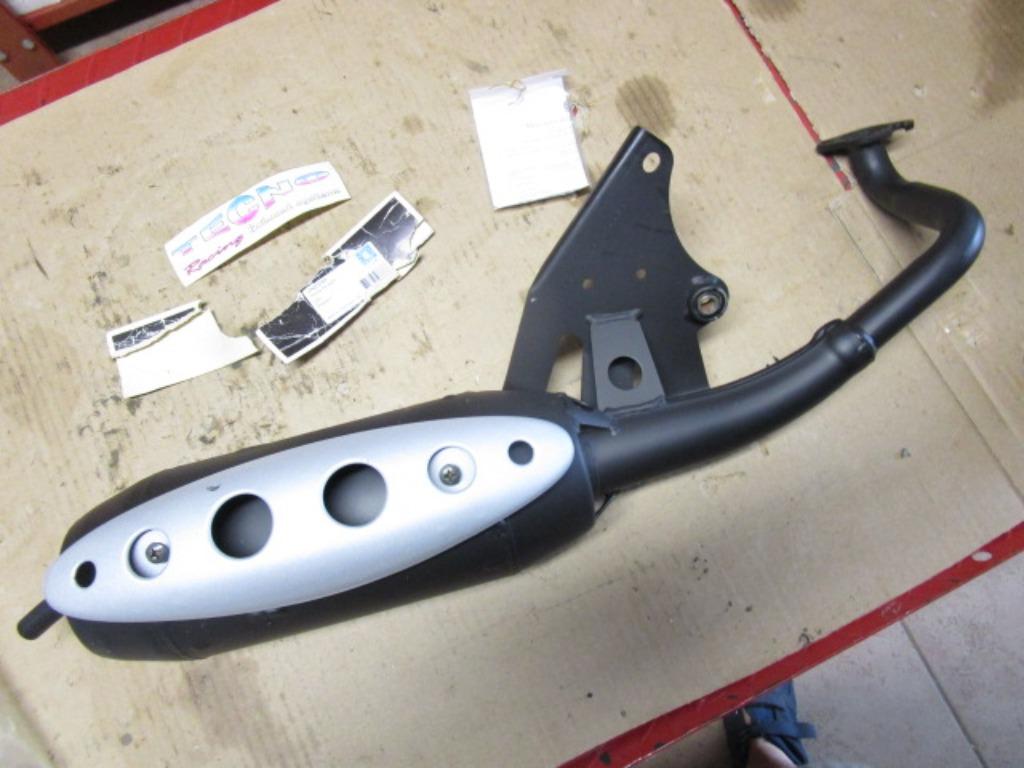 Tecno Straight uitlaat voor scooters met CPI 50cc 2takt blok, Fietsen en Brommers, Ophalen of Verzenden, Nieuw, Uitlaat