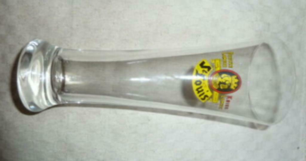#B bier glas ST LOUIS " grote fluit " Brij. Van Honsebrouck, Ophalen of Verzenden, Nieuw, Bierglas