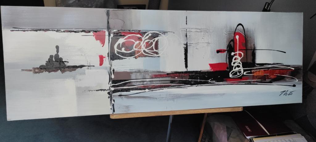 modern abstract schilderij, Ophalen of Verzenden