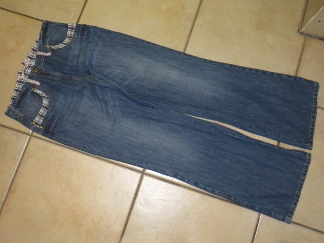 Een wijde jeansbroek Hampton Bays, maat 28, nieuw, Kleding | Dames, Hampton Bays, Ophalen of Verzenden, Nieuw, Blauw