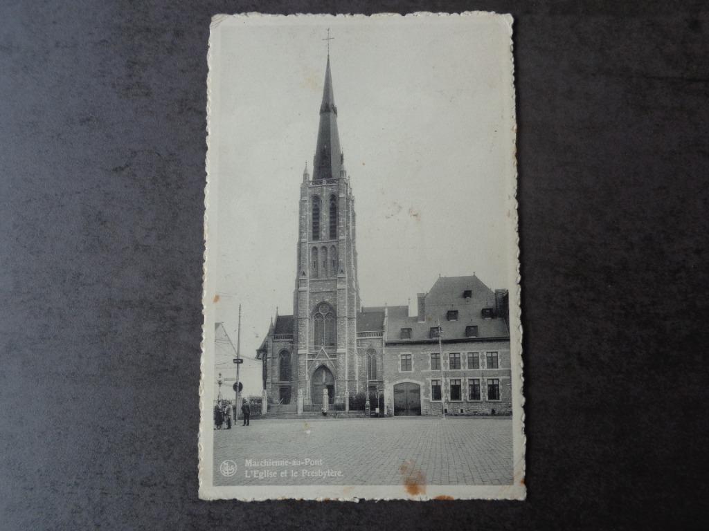 1 ancienne carte postale de Marchienne-au-Pont, Enlèvement