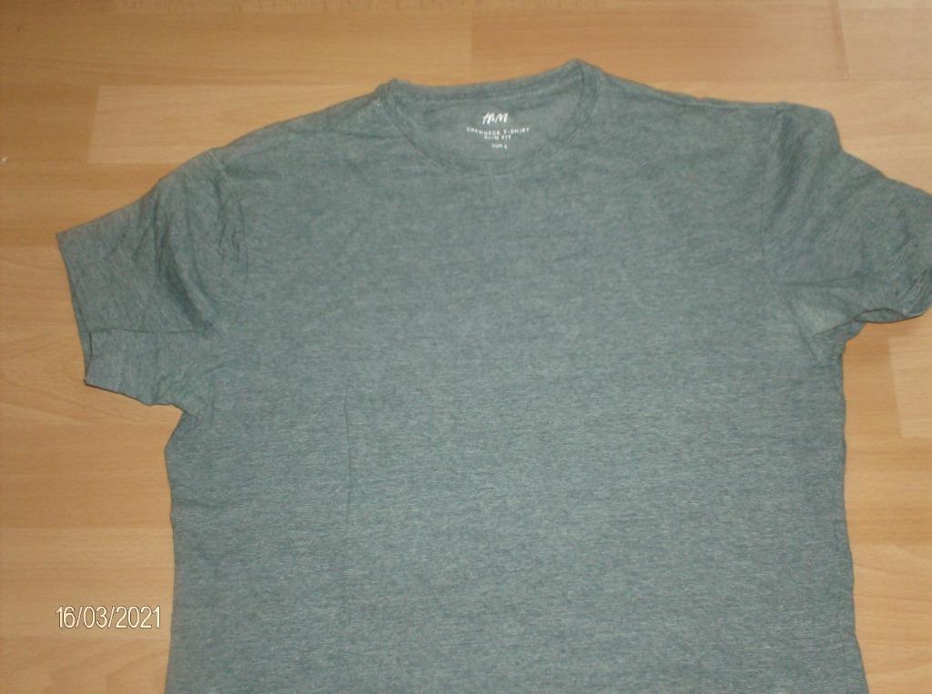 T-shirt groen merk h&m – maat s – slim fit, Vêtements | Hommes, T-shirts, Enlèvement ou Envoi, Vert, Porté, H&M