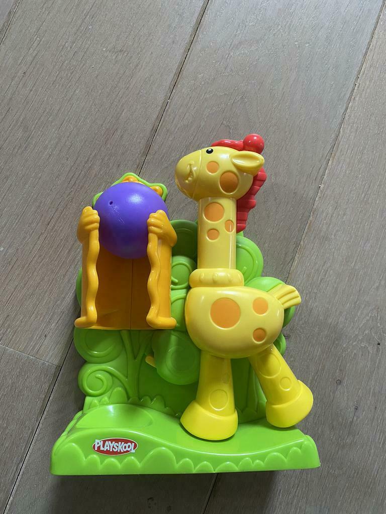 Playskool trappende giraf met balletjes in nieuwstaat, Ophalen of Verzenden, Zo goed als nieuw, Overige typen