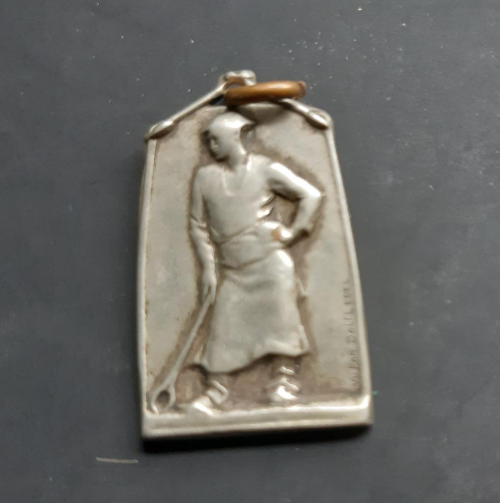 Medaille - Metallurgie Liege - Dolf Ledel, Ophalen of Verzenden, Gebruikt