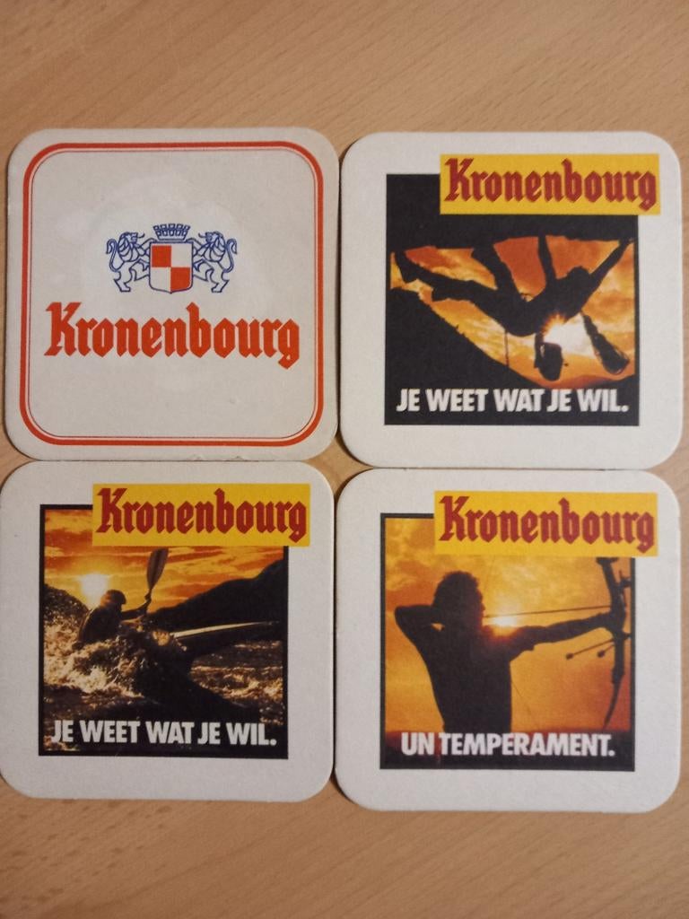 Bierviltjes Kronenbourg (141), Verzamelen, Ophalen of Verzenden, Zo goed als nieuw