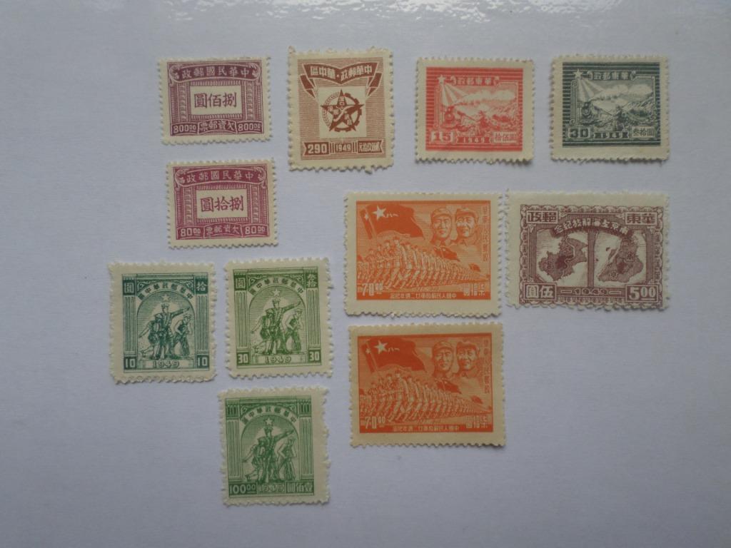 postzegels azie china postfris deel 7, Ophalen of Verzenden, Postfris, Centraal-Azië
