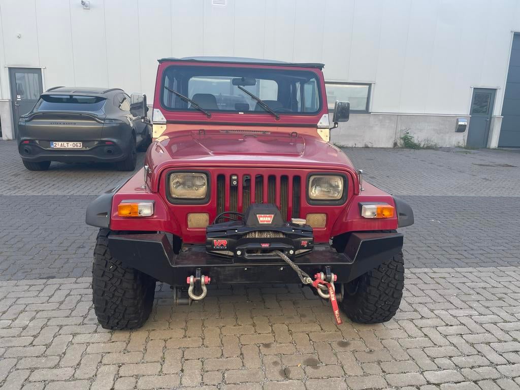 Jeep wrangler oldtimer, Autos, Jeep, Rouge, Achat, 2500 cm³, Entreprise