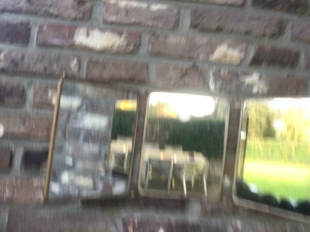 vintage triptiek spiegel VERINOX, Antiek en Kunst, Ophalen of Verzenden