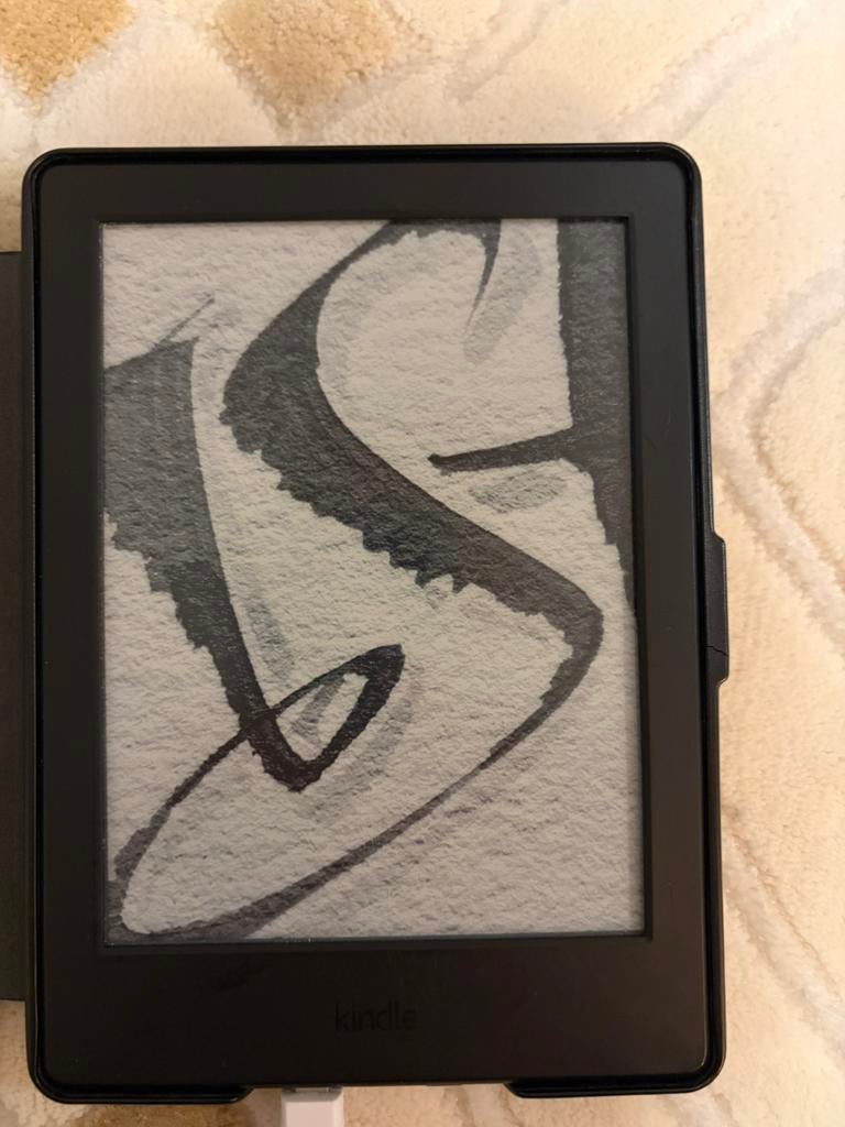 Amazon Kindle with case, Computers en Software, Ophalen of Verzenden, Zo goed als nieuw