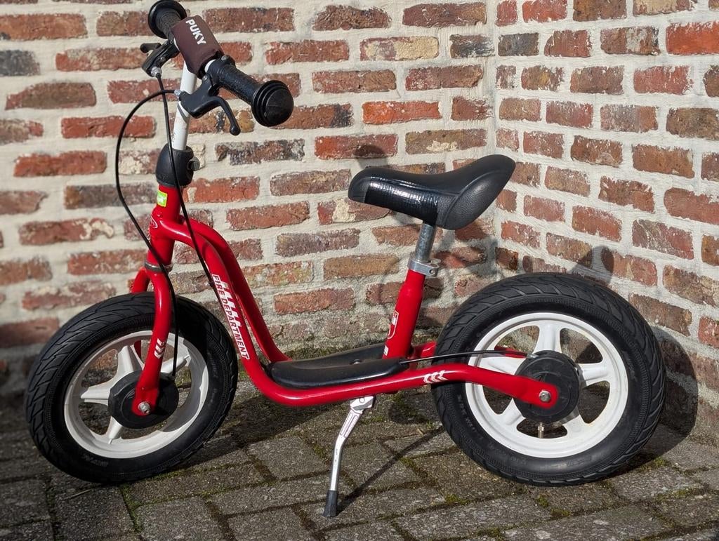 Kinderloopfiets, Ophalen