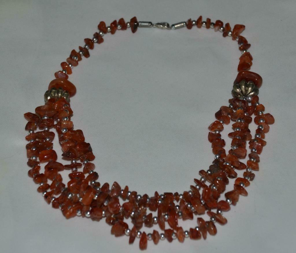 Collier marron, Bijoux, Sacs & Beauté, Colliers, Enlèvement ou Envoi, Neuf, Brun, Autres matériaux