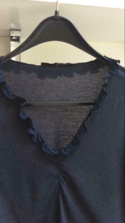 Zeer fijne, donkerblauwe T-shirt met lange mouwen van MELVIN, Kleding | Dames, Maat 38/40 (M), Blauw, Melvin, Nieuw