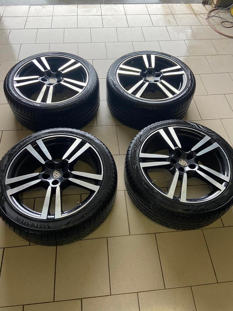 Jantes 21 Porsche macan 4 nouveaux pneus 4 saisons, Enlèvement, Pneus été, Pneu(s)