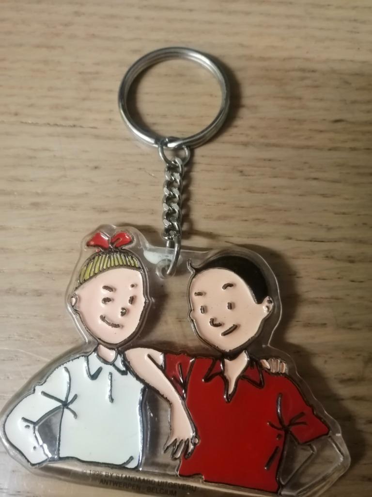 Bob et Bobette   porte clés publicitaire de 1996 TBE, Collections, Porte-clés, Enlèvement ou Envoi, Utilisé