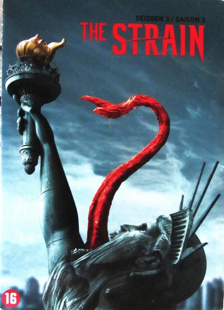 DVD BOX HORROR- THE STRAIN, SEIZOEN 3 (3 DVD'S) ERG ZELDZAAM, Cd's en Dvd's, Alle leeftijden, Boxset, Monsters, Ophalen of Verzenden