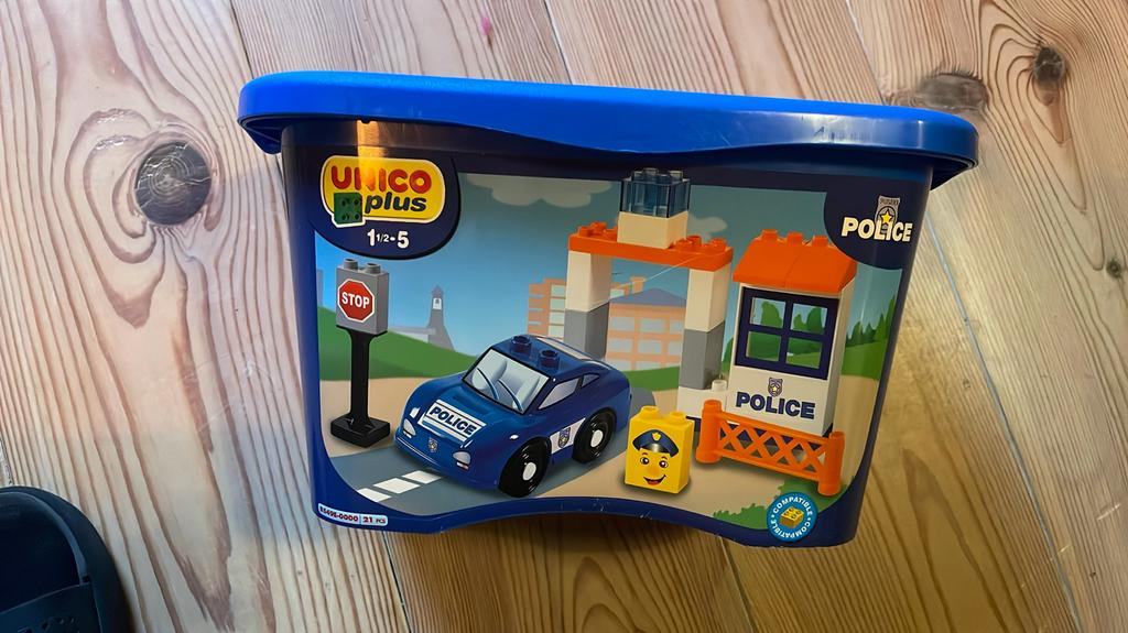 Unico plus bouwdoos politie, Ophalen of Verzenden, Zo goed als nieuw