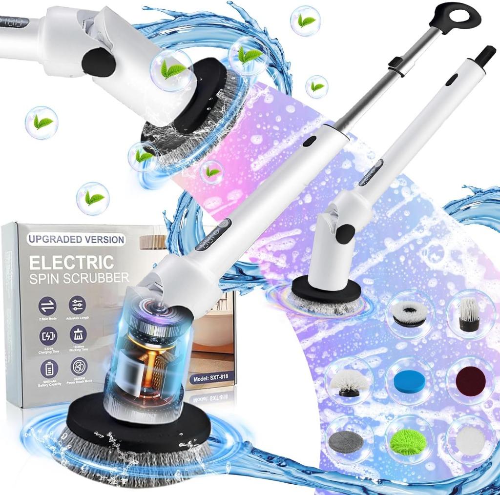 Elektrische scrubber. Draadloos., Ophalen of Verzenden, Bezem of Borstel
