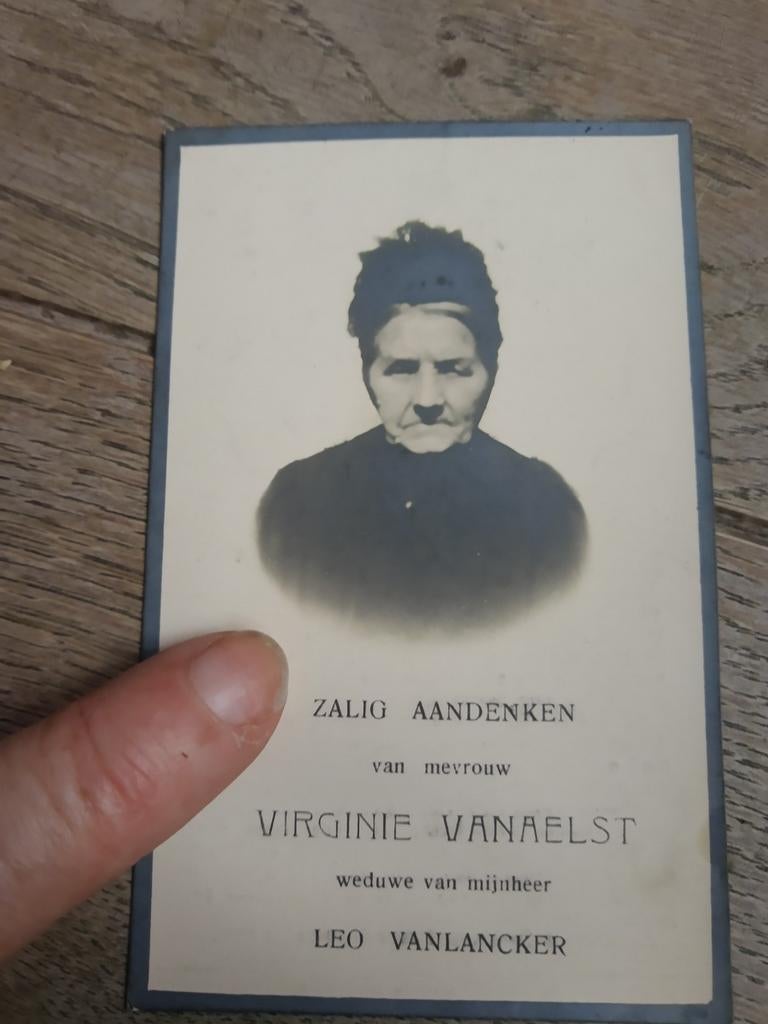 Oud bp, Zingem 1838-1935, Vanaelst Virginie, Ophalen of Verzenden