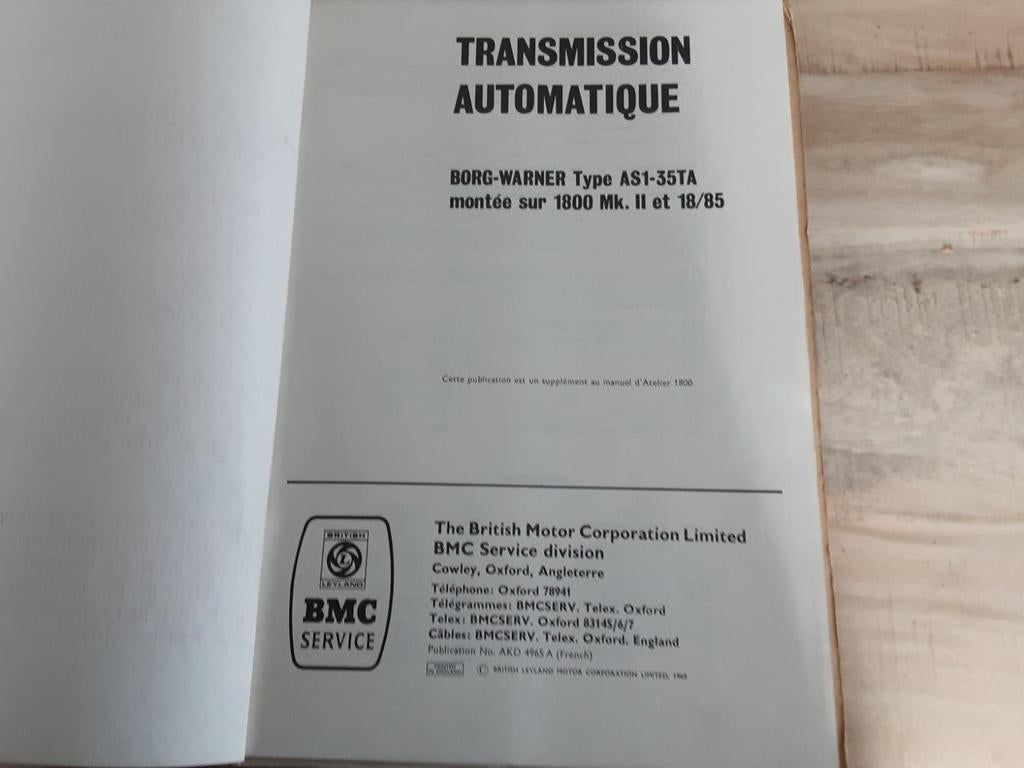 BMC 1800 Mk 2 en £ 18/85, Ophalen of Verzenden
