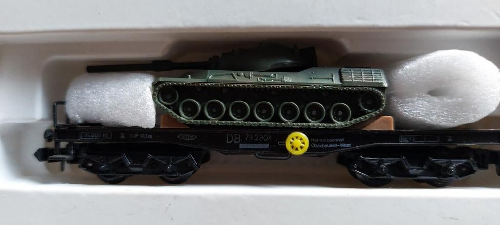WAGON PLAT NLK ATLAS AVEC RÉSERVOIR 1/160, Autres marques, Wagon, Comme neuf, Courant continu