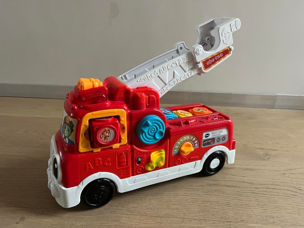 Vtech brandweer auto perfect staat, Ophalen, Zo goed als nieuw