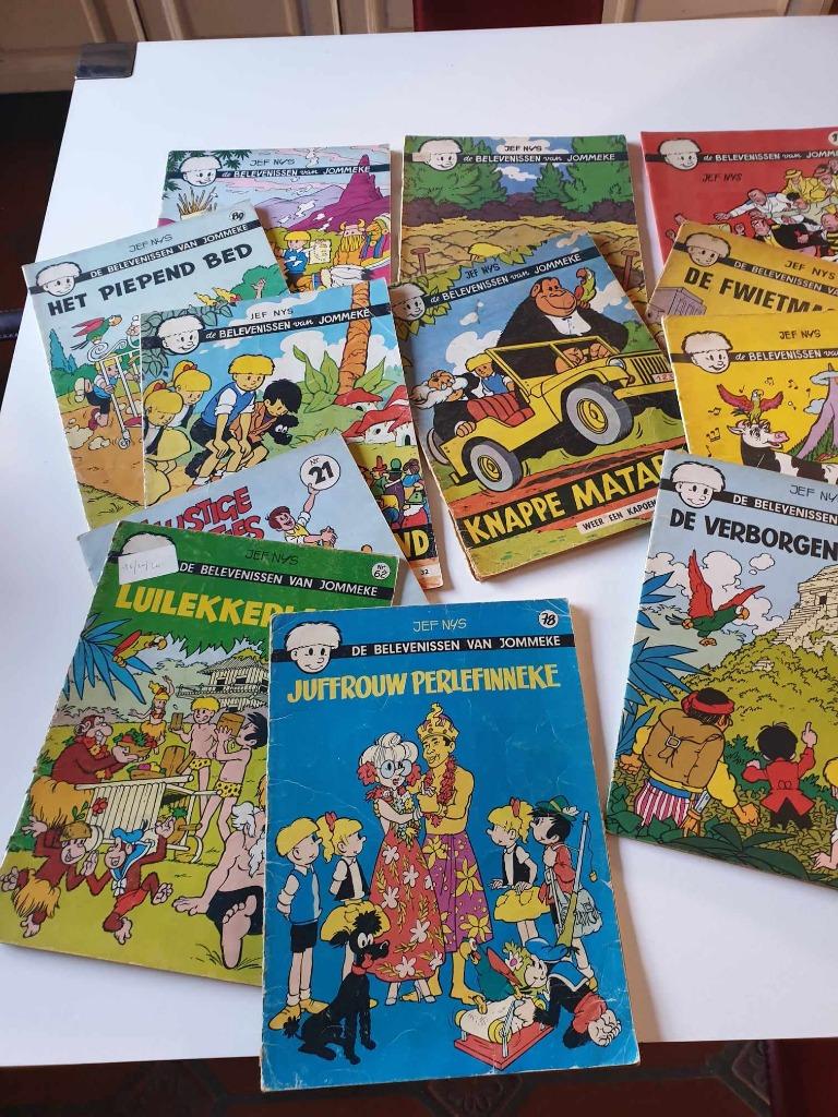 Jommeke wit-zwart strips lot 24 stuks, Europa, Ophalen of Verzenden, Meerdere comics, Gelezen