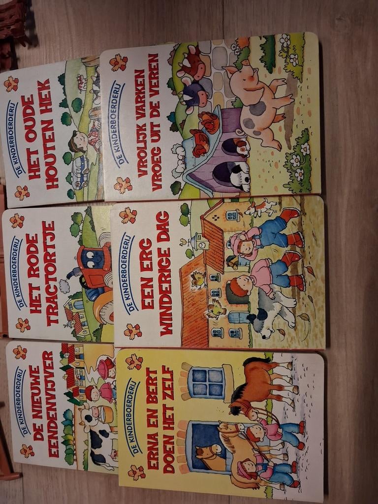 Prentenboeken, doremi en speelgoed, thema de boerderij, Ophalen
