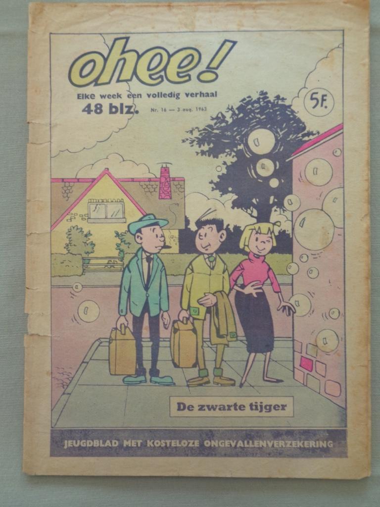 Ohee 16 - Pits en Kaliber (De Zwarte Tijger) - 1963, Boeken, Ophalen of Verzenden