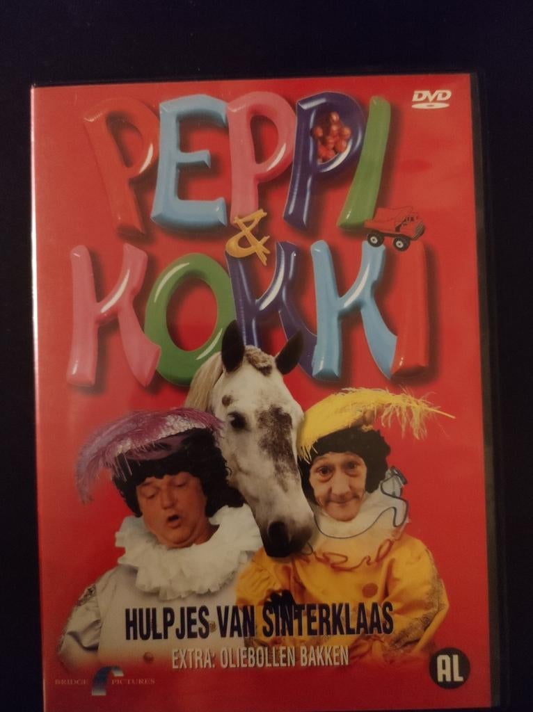 DVD Peppi en Kokki, hulpjes van sinterklaas+oliebollen bakke, Alle leeftijden, Ophalen of Verzenden, Gebruikt
