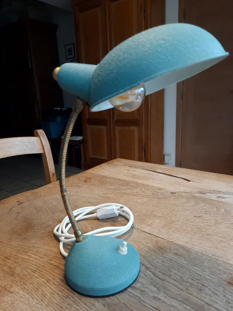 Lampe vintage  de bureau vintage 50', Enlèvement ou Envoi