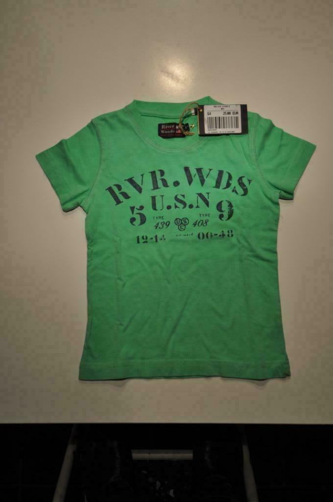 T-shirt River Woods voor jongens van 4 jaar, Enlèvement ou Envoi, Neuf, River Woods, Garçon