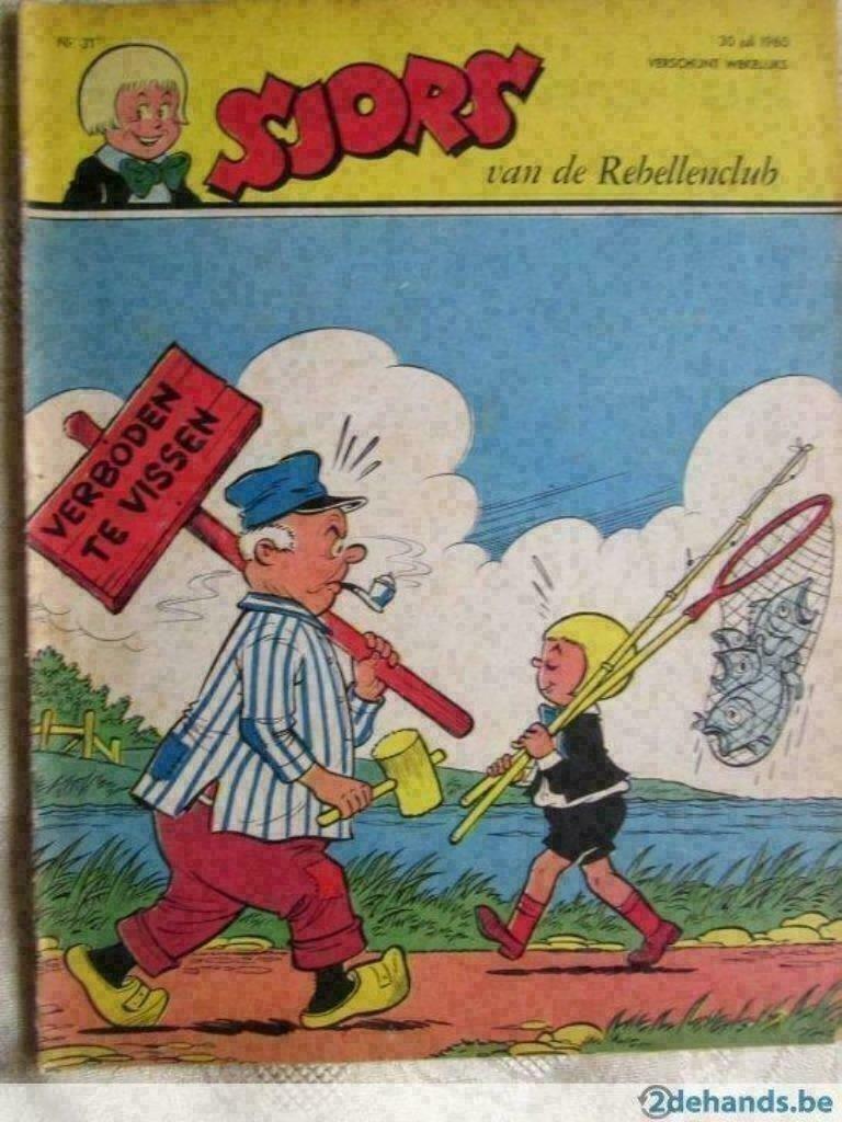 Sjors van de rebellenclub 1960, Boeken, Eén stripboek, Ophalen of Verzenden, Gelezen