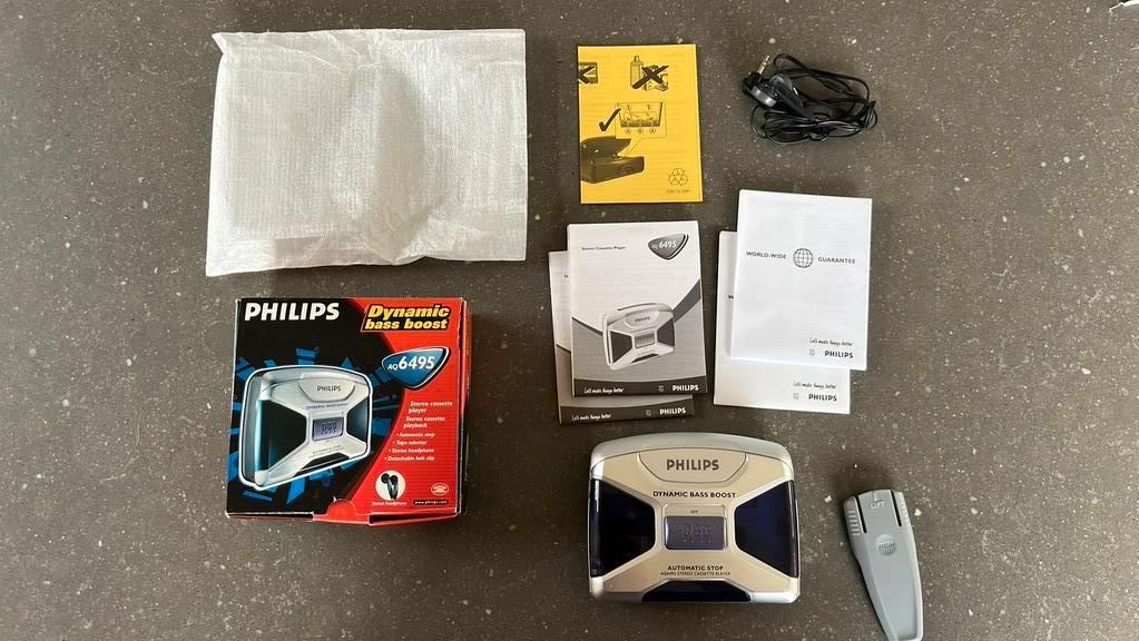 Philips AQ6495 stereo cassette player (walkman), Enlèvement ou Envoi, Walkman ou Baladeur