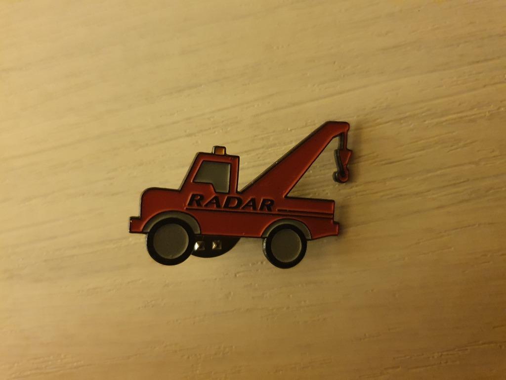 vintage trekhaak uit de jaren 90, Verzamelen, Ophalen of Verzenden, Zo goed als nieuw, Transport, Speldje of Pin